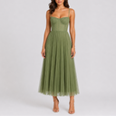 Women’s Elegant Pleated Maxi Dress for Weddings & Events