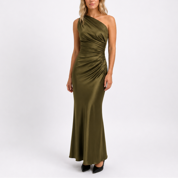 Robe de Soirée Maxi en Satin pour Femme